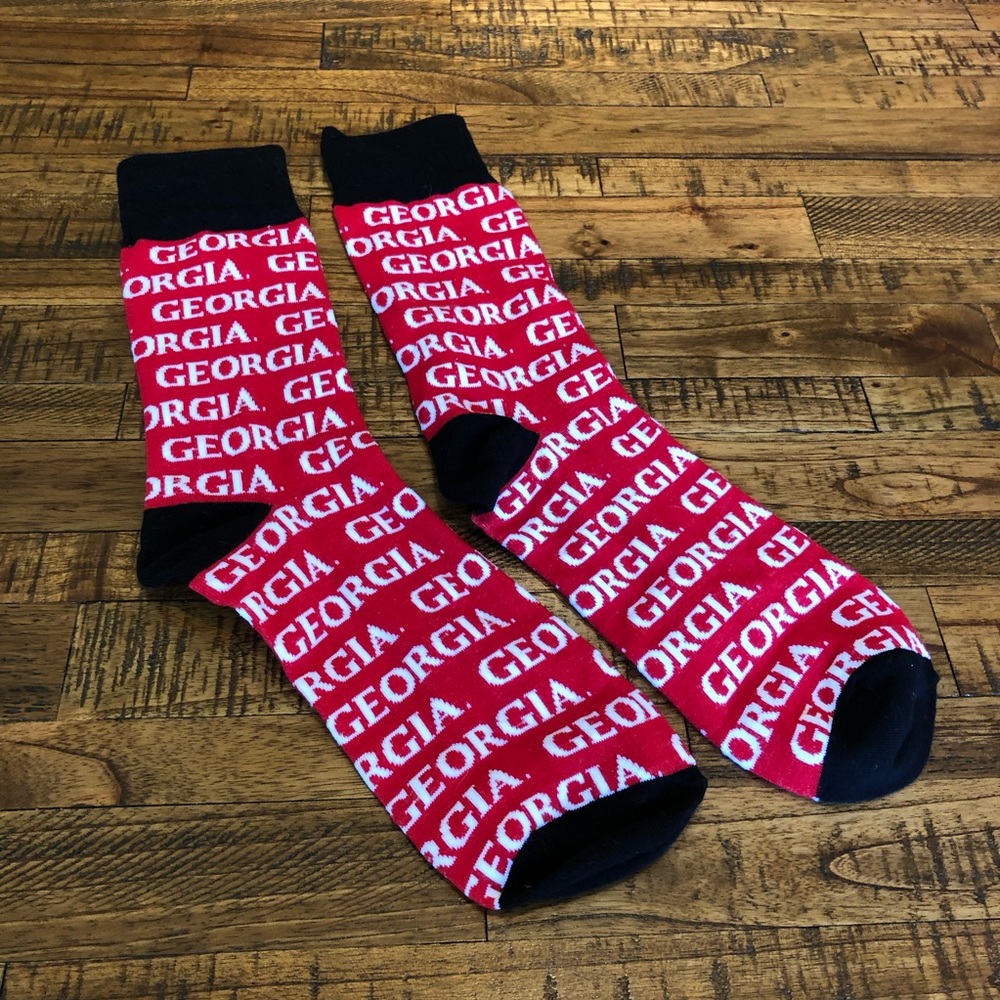 UGA crew socks NWOT